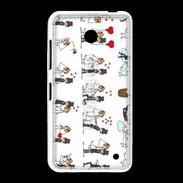 Coque Nokia Lumia 635 Bande dessinée de mariés