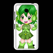 Coque Nokia Lumia 635 Chibi style illustration of a super-heroine 26