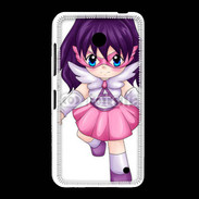 Coque Nokia Lumia 635 Chibi style illustration of a super-heroine 25