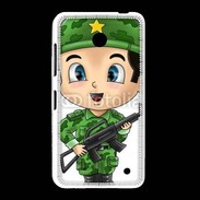 Coque Nokia Lumia 635 Cute cartoon illustration of a soldier