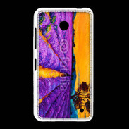 Coque Nokia Lumia 635 Peinture de champs de lavande 