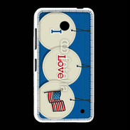 Coque Nokia Lumia 635 I love USA 5