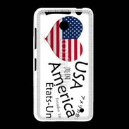 Coque Nokia Lumia 635 I love USA 6