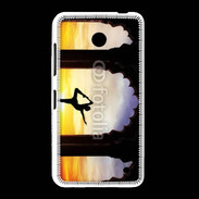 Coque Nokia Lumia 635 Danseuse yoga temple couché de soleil