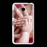 Coque Nokia Lumia 635 Famille main dans la main