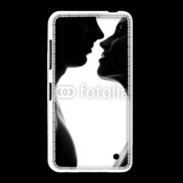 Coque Nokia Lumia 635 Couple d'amoureux en noir et blanc