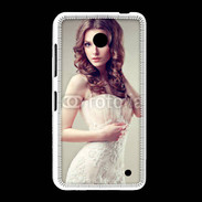 Coque Nokia Lumia 635 Jolie femme style poupée porcelaine