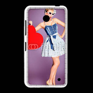 Coque Nokia Lumia 635 femme glamour coeur style betty boop