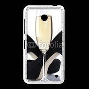 Coque Nokia Lumia 635 coupe de champagne talons aiguilles 