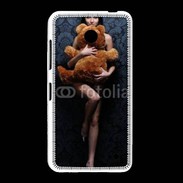 Coque Nokia Lumia 635 Femme glamour câlin nounours