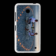Coque Nokia Lumia 635 Couple romantique devant la mer