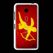 Coque Nokia Lumia 635 Cupidon sur fond rouge