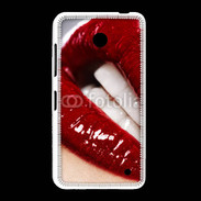 Coque Nokia Lumia 635 Bouche fatale rouge