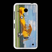Coque Nokia Lumia 635 Avio Biplan jaune