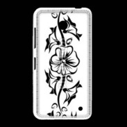 Coque Nokia Lumia 635 Tatouage de fleurs 5