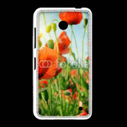 Coque Nokia Lumia 635 Champs de coquelicots