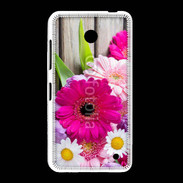 Coque Nokia Lumia 635 Bouquet de fleur sur bois