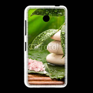 Coque Nokia Lumia 635 Galet et feuilles mouillées