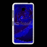 Coque Nokia Lumia 635 Fleur rose bleue