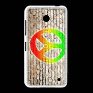 Coque Nokia Lumia 635 Peace and love graffiti