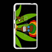 Coque Nokia Lumia 635 Portrait abstrait de Rasta