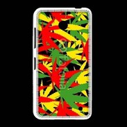 Coque Nokia Lumia 635 Fond de cannabis coloré
