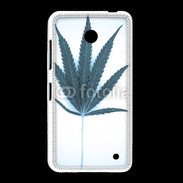 Coque Nokia Lumia 635 Marijuana en bleu et blanc