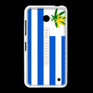 Coque Nokia Lumia 635 Drapeau Uruguay cannabis 2