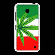 Coque Nokia Lumia 635 Drapeau italien cannabis