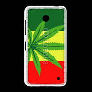 Coque Nokia Lumia 635 Drapeau reggae cannabis
