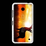 Coque Nokia Lumia 635 Silhouette d'un cerf 5