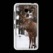 Coque Nokia Lumia 635 Cerf en hiver 56