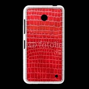 Coque Nokia Lumia 635 Effet crocodile rouge
