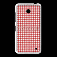 Coque Nokia Lumia 635 Effet vichy rouge et blanc