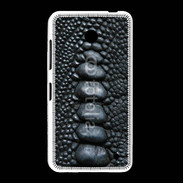 Coque Nokia Lumia 635 Effet crocodile noir