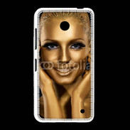 Coque Nokia Lumia 635 Femme couleur or