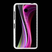 Coque Nokia Lumia 635 Abstract multicolor sur fond noir
