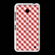 Coque Nokia Lumia 635 Vichy rouge et blanc 2