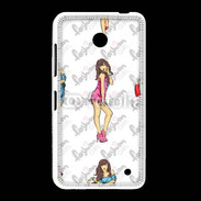 Coque Nokia Lumia 635 Illustration fashion girl 2