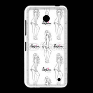 Coque Nokia Lumia 635 Illustration fashion girl 3