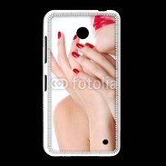 Coque Nokia Lumia 635 Sexy et glamour bouche rouge à lèvre et vernis à ongles rouges
