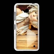 Coque Nokia Lumia 635 Femme blonde fashion glamour