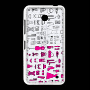 Coque Nokia Lumia 635 Fond fashion rose 3