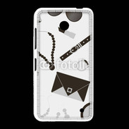 Coque Nokia Lumia 635 Fond fashion noir et blanc