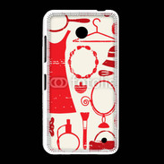 Coque Nokia Lumia 635 Fond fashion rouge