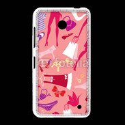 Coque Nokia Lumia 635 Fond fashion rose 5