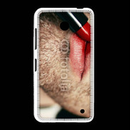 Coque Nokia Lumia 635 bouche homme rouge