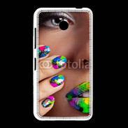 Coque Nokia Lumia 635 Bouche et ongles multicouleurs 5