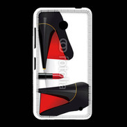 Coque Nokia Lumia 635 Escarpins et tube de rouge à lèvres