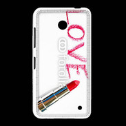 Coque Nokia Lumia 635 Love avec rouge à lèvres